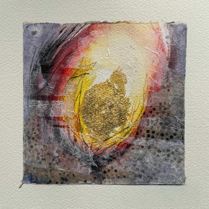 Mixed-Media-Bild "Deep inside"