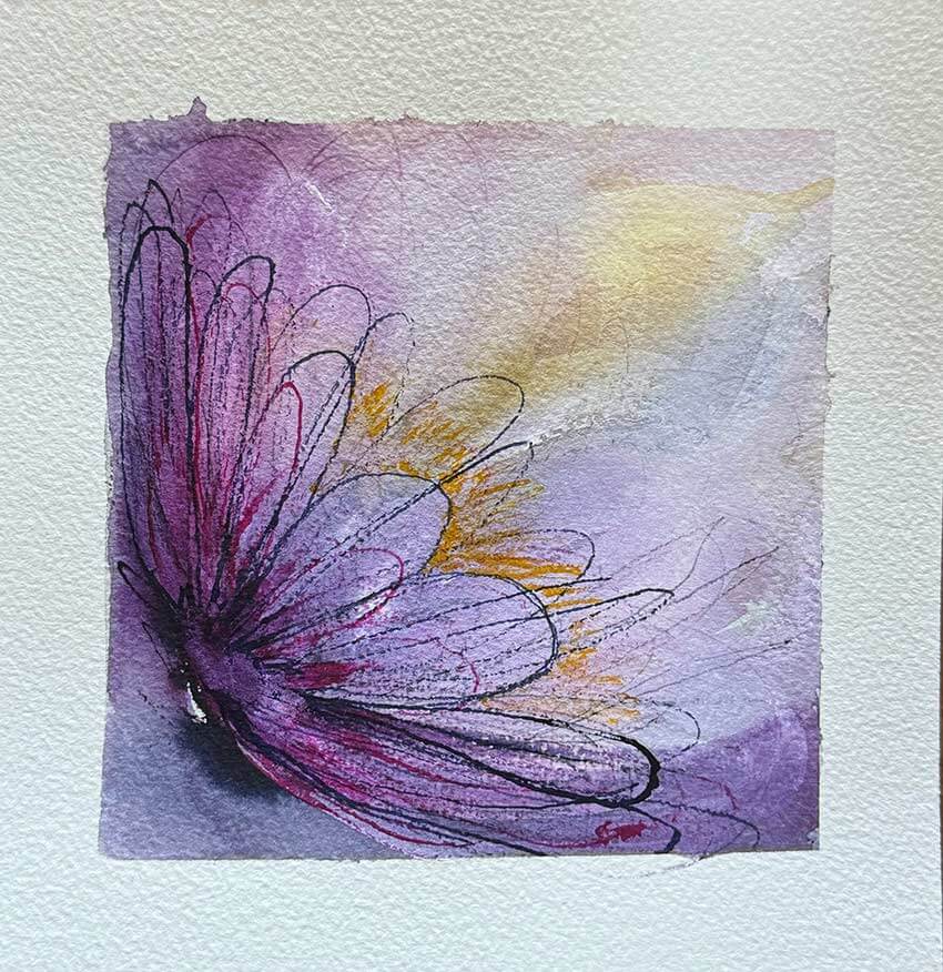 Aquarellbild von Alfhild Dukat