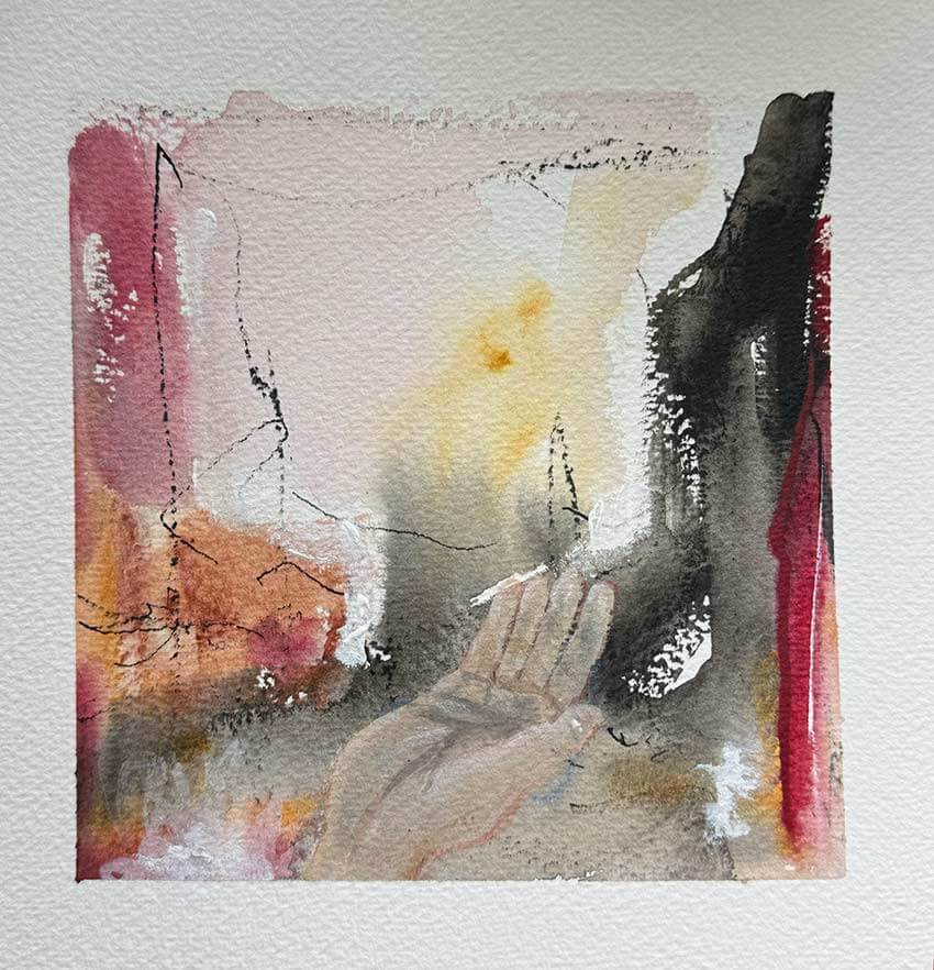 Mixed-Media-Bild "I see your loss"