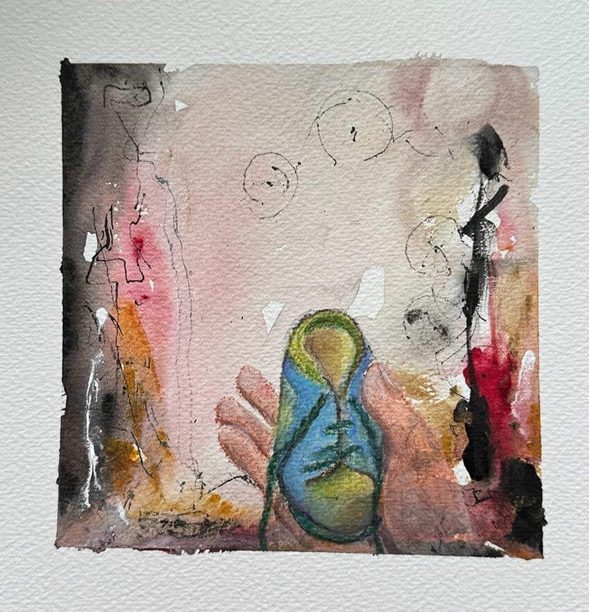 Mixed-Media-Bild "I know your hurt"